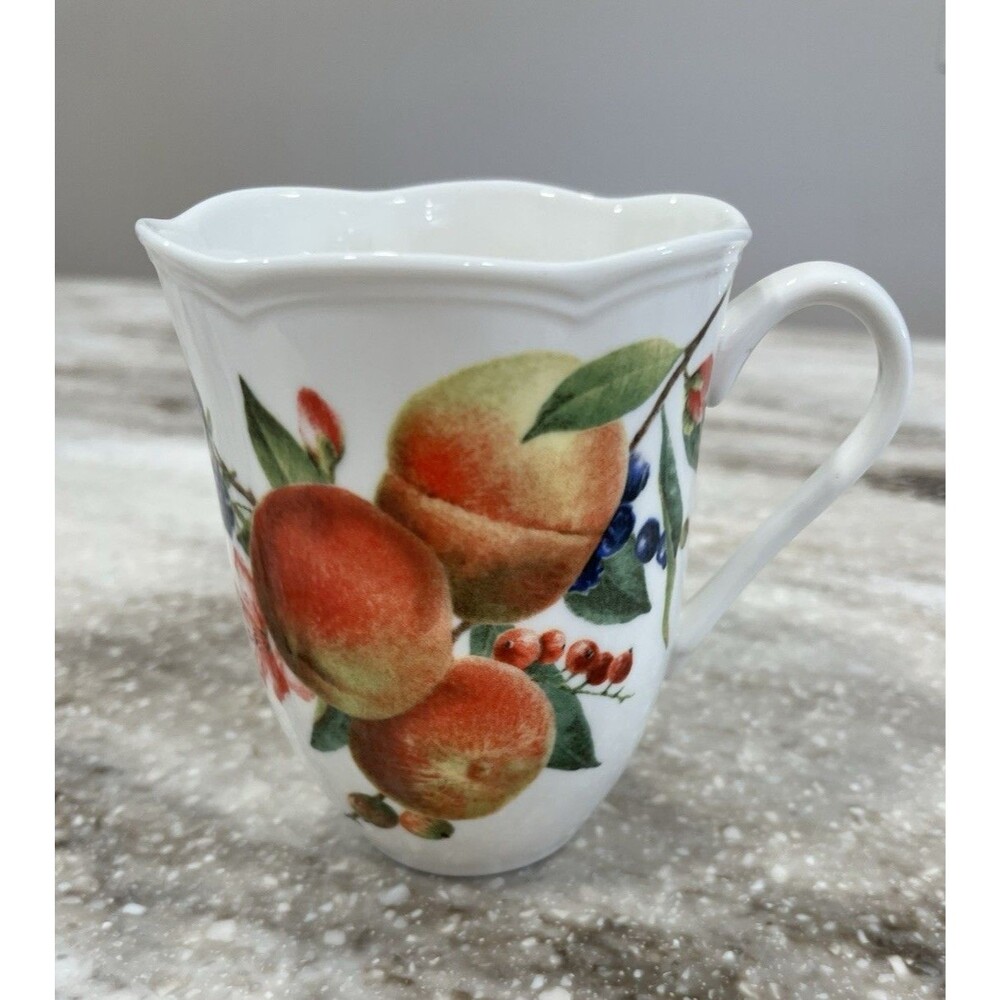 Orchard in Bloom Peach Blossom porcelain Coffee mug Lenox